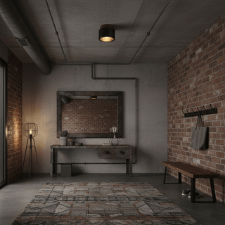 Volcanic Glow Ceiling Light-Neutral Decor
