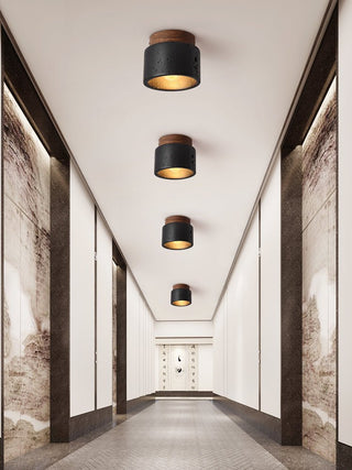 Volcanic Glow Ceiling Light-Neutral Decor