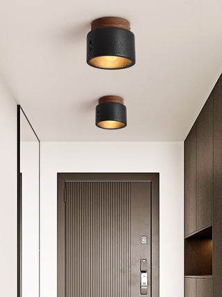 Volcanic Glow Ceiling Light-Neutral Decor