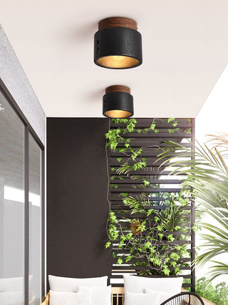 Volcanic Glow Ceiling Light-Neutral Decor