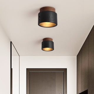 Volcanic Glow Ceiling Light-Neutral Decor