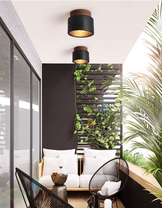 Volcanic Glow Ceiling Light-Neutral Decor