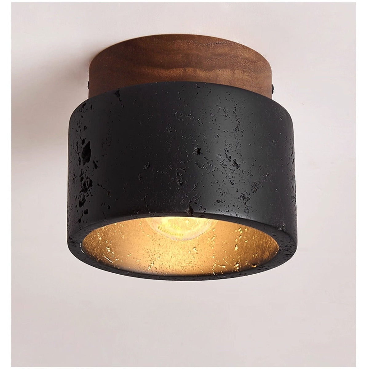 Volcanic Glow Ceiling Light-Neutral Decor