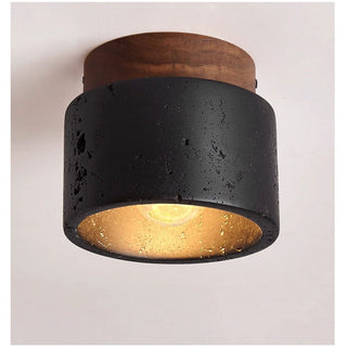 Volcanic Glow Ceiling Light-Neutral Decor