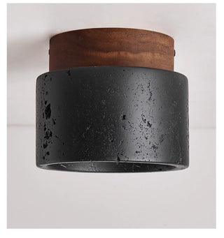 Volcanic Glow Ceiling Light-Neutral Decor