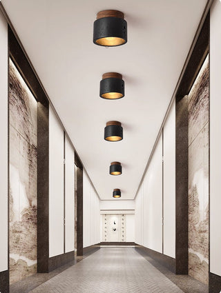 Volcanic Glow Ceiling Light-Neutral Decor