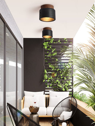 Volcanic Glow Ceiling Light-Neutral Decor