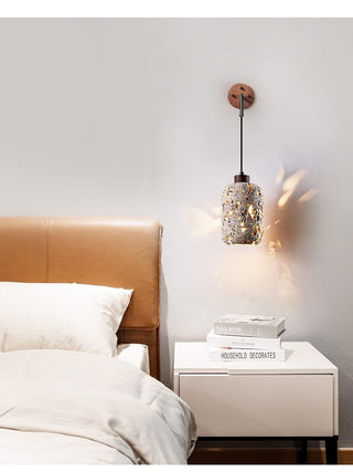 Volcanic Glow Wall Sconce-Neutral Decor
