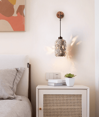 Volcanic Glow Wall Sconce-Neutral Decor