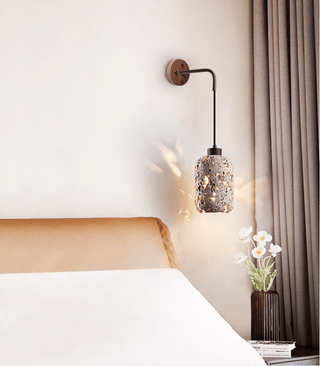 Volcanic Glow Wall Sconce-Neutral Decor