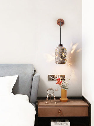 Volcanic Glow Wall Sconce-Neutral Decor