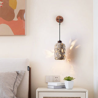 Volcanic Glow Wall Sconce-Neutral Decor