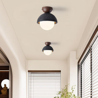 Volcanic Orb Ceiling Lamp-Neutral Decor