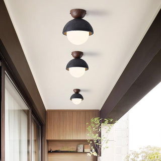 Volcanic Orb Ceiling Lamp-Neutral Decor