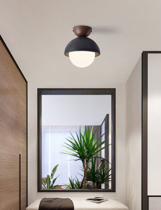 Volcanic Orb Ceiling Lamp-Neutral Decor