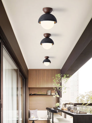 Volcanic Orb Ceiling Lamp-Neutral Decor