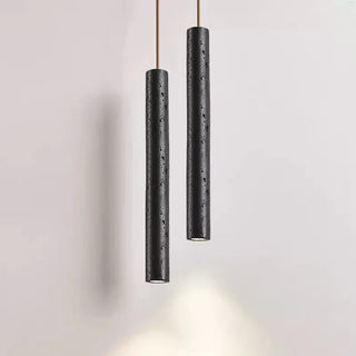 Fosb Suspension Tube en Travertin Noir Élégante