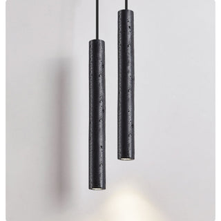 Fosb Suspension Tube en Travertin Noir Élégante