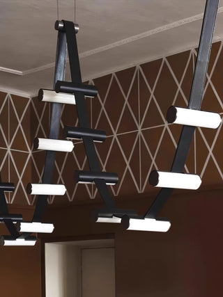 Flexura Suspension Métal Moderne Sur Rail
