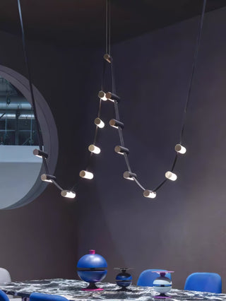 Flexura Suspension Métal Moderne Sur Rail