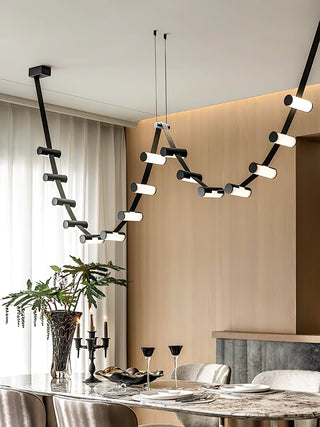 Flexura Suspension Métal Moderne Sur Rail