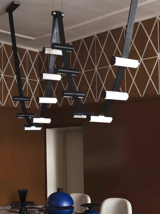 Flexura Suspension Métal Moderne Sur Rail