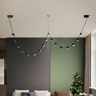Flexura Suspension Métal Moderne Sur Rail
