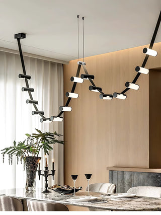 Flexura Suspension Métal Moderne Sur Rail