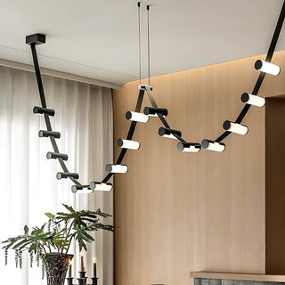 Flexura Suspension Métal Moderne Sur Rail