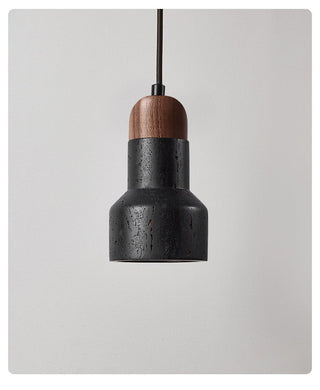 Foundry Suspension en Travertin Noir Moderne