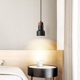 Foundry Suspension en Travertin Noir Moderne