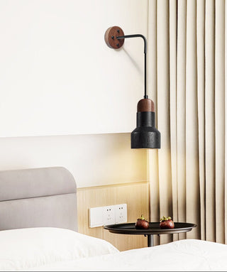 Alcarion Applique Murale Vintage Noir Travertin