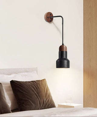 Alcarion Applique Murale Vintage Noir Travertin
