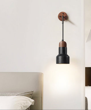 Alcarion Applique Murale Vintage Noir Travertin