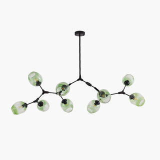 Rurex Suspension Nordique. Verre. Noir/Or. Salon
