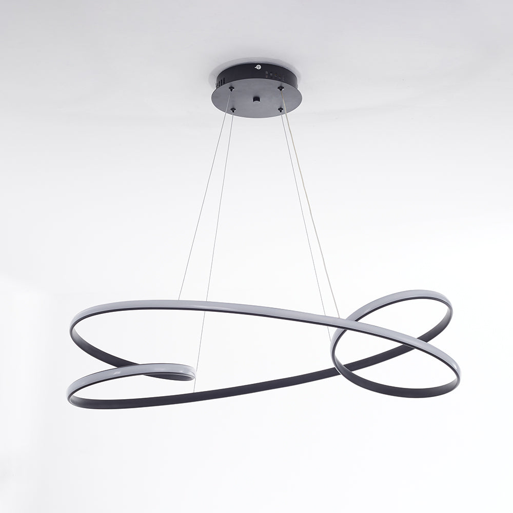 Arisha Luminaires Suspension Papillon LED Moderne Métal Salle à manger