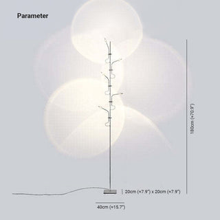 Mira Lampadaire Linéaire Minimaliste, Blanc Chaud/Naturel, Salon