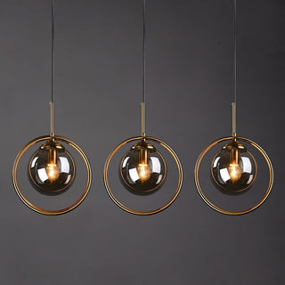 Korin Luminaires Suspension. Verre & Métal-Luire