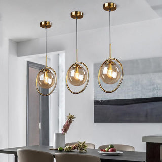 Korin Luminaires Suspension. Verre & Métal-Luire
