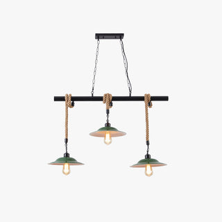 Epoch Vintage LED Suspension Vert Métal Cuisine/Salon/Salle À Manger