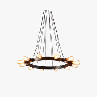 Silva Vintage LED Lustre Marron Métal Salon/Bar/Salle À Manger