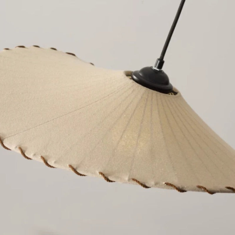Avi Wabi-Sabi Rétro LED Suspension Métal/Tissu Salle À Manger/Salon