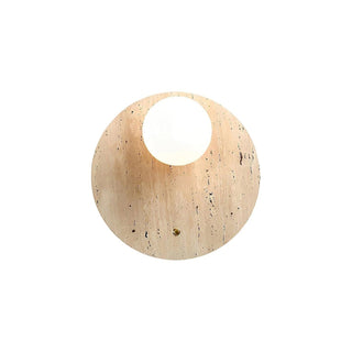 Alcareth Applique Murale Minimaliste Travertin Wabi