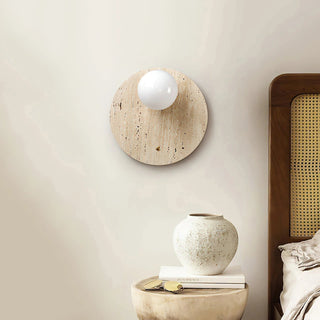 Alcareth Applique Murale Minimaliste Travertin Wabi