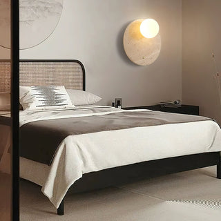 Alcareth Applique Murale Minimaliste Travertin Wabi