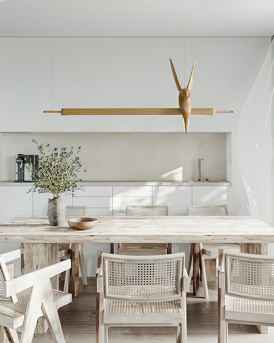 Varinisra Suspension Sculpturale en Chêne