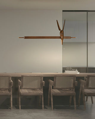 Varinisra Suspension Sculpturale en Chêne