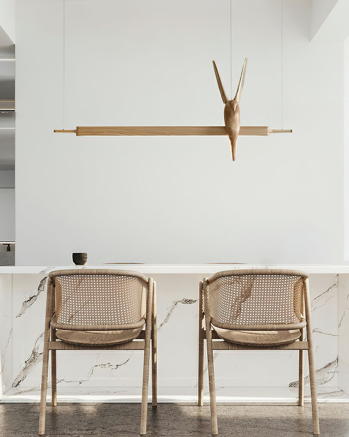 Varinisra Suspension Sculpturale en Chêne