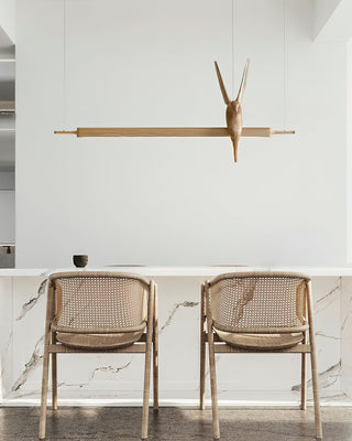Varinisra Suspension Sculpturale en Chêne