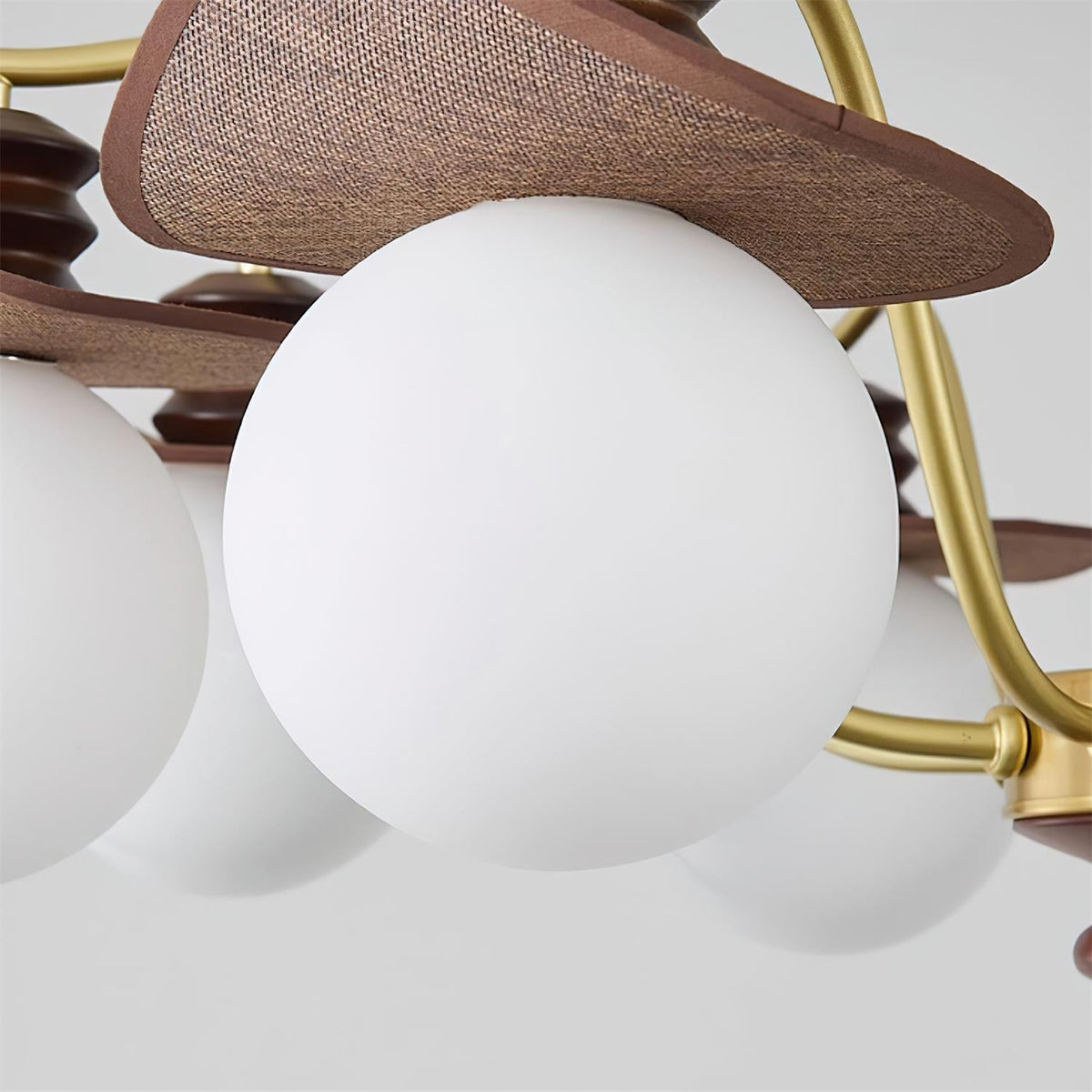 Bois-Globe Lustre